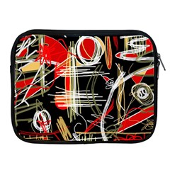 Artistic Abstract Pattern Apple Ipad 2/3/4 Zipper Cases by Valentinaart