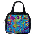 Colorful abstract pattern Classic Handbags (One Side) Front