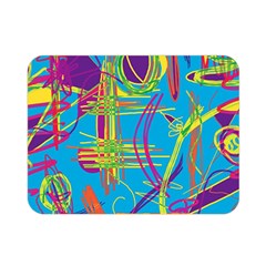 Colorful Abstract Pattern Double Sided Flano Blanket (mini) 