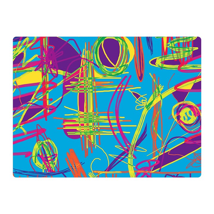 Colorful abstract pattern Double Sided Flano Blanket (Mini) 