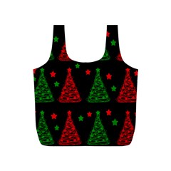 Decorative Christmas Trees Pattern Full Print Recycle Bags (s)  by Valentinaart