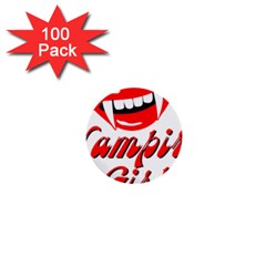 Vampire Girl 1  Mini Buttons (100 Pack) 