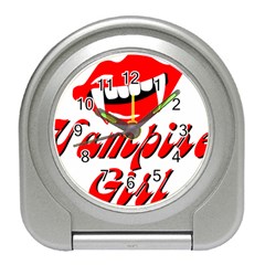 Vampire Girl Travel Alarm Clocks
