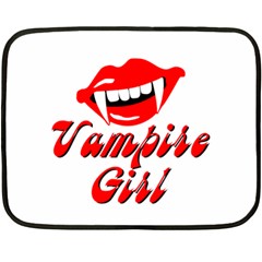 Vampire Girl Fleece Blanket (mini) by igorsin