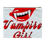 Vampire Girl Cosmetic Bag (XL) Back