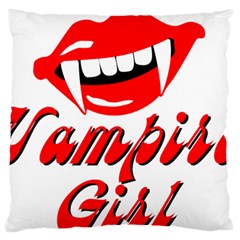 Vampire Girl Standard Flano Cushion Case (two Sides)