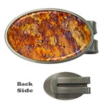 Rusted metal surface Money Clips (Oval)  Front