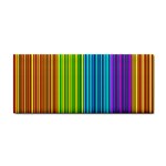 Colorful lines Hand Towel Front