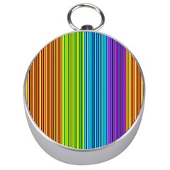 Colorful Lines Silver Compasses by Valentinaart