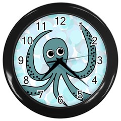 Octopus Wall Clocks (black)