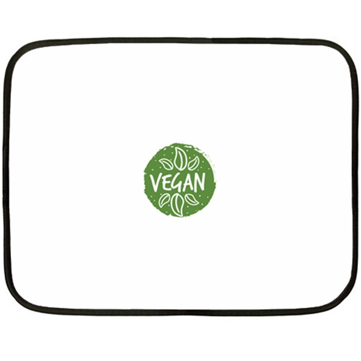 Vegan Label3 Scuro Double Sided Fleece Blanket (Mini) 