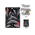 Gray plant design Playing Cards 54 (Mini)  Front - Heart10