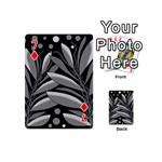 Gray plant design Playing Cards 54 (Mini)  Front - Diamond7