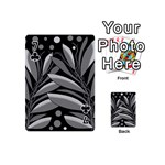 Gray plant design Playing Cards 54 (Mini)  Front - Club7