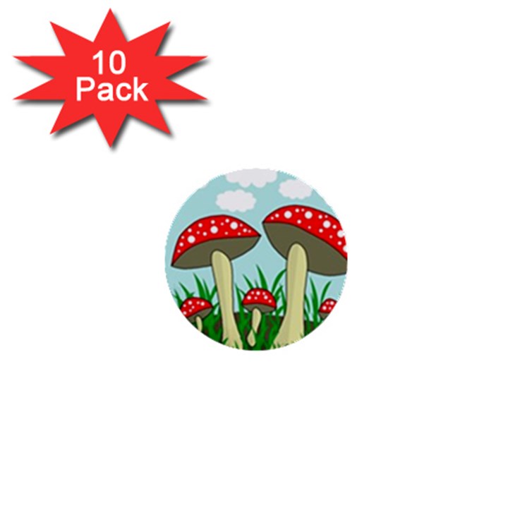 Mushrooms  1  Mini Buttons (10 pack) 