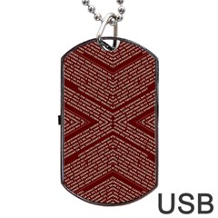 Gggfgdfgn Dog Tag Usb Flash (two Sides)  by MRTACPANS