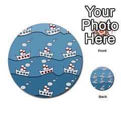 Boats Multi-purpose Cards (round) 