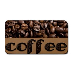 Funny Coffee Beans Brown Typography Medium Bar Mats by yoursparklingshop