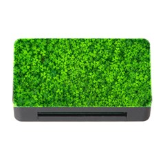 Shamrock Clovers Green Irish St  Patrick Ireland Good Luck Symbol 8000 Sv Memory Card Reader With Cf by yoursparklingshop