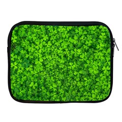 Shamrock Clovers Green Irish St  Patrick Ireland Good Luck Symbol 8000 Sv Apple Ipad 2/3/4 Zipper Cases