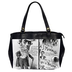 Vintage Song Sheet Lyrics Black White Typography Office Handbags (2 Sides)  by yoursparklingshop