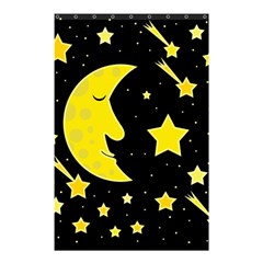 Sleeping Moon Shower Curtain 48  X 72  (small)  by Valentinaart