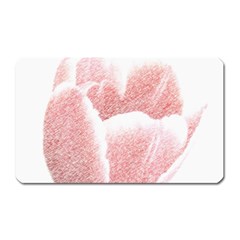 Tulip Red Pencil Drawing Art Magnet (rectangular)