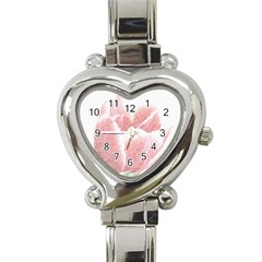 Tulip Red Pencil Drawing Art Heart Italian Charm Watch by picsaspassion