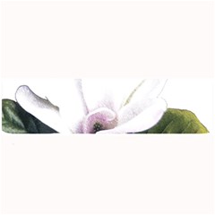 White Magnolia Pencil Drawing Art Large Bar Mats by picsaspassion