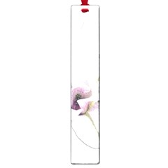 White Magnolia Pencil Drawing Art Large Book Marks by picsaspassion