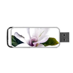 Magnolia Wit Aquarel Painting Art Portable Usb Flash (one Side) by picsaspassion