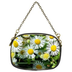 White Summer Flowers Oil Painting Art Chain Purses (one Side) 