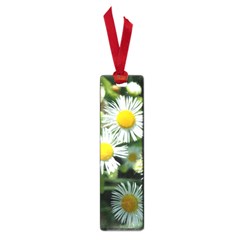 White Summer Flowers Oil Painting Art Small Book Marks by picsaspassion