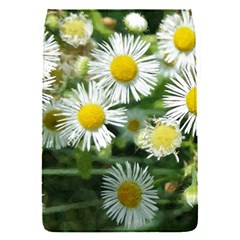 White Summer Flowers Watercolor Painting Art Flap Covers (s) 