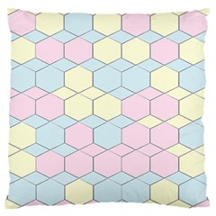 Colorful Honeycomb - Diamond Pattern Standard Flano Cushion Case (one Side)