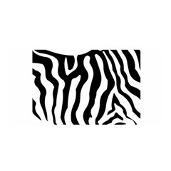 Zebra Horse Skin Pattern Black And White Satin Wrap