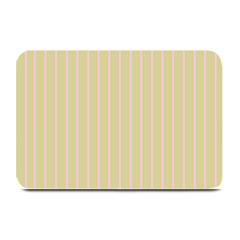 Summer Sand Color Pink Stripes Plate Mats by picsaspassion