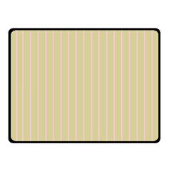 Summer Sand Color Pink Stripes Double Sided Fleece Blanket (small)  by picsaspassion