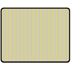 Summer Sand Color Lilac Stripes Fleece Blanket (medium)  by picsaspassion