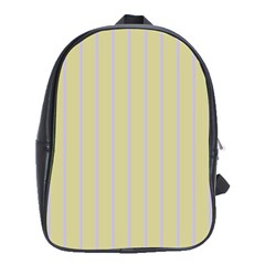 Summer Sand Color Lilac Stripes School Bags (xl)  by picsaspassion