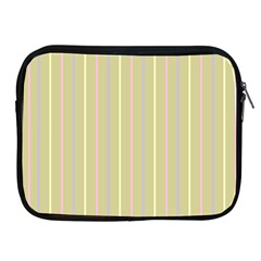 Summer Sand Color Lilac Pink Yellow Stripes Pattern Apple Ipad 2/3/4 Zipper Cases by picsaspassion
