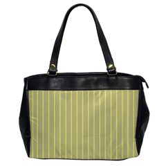 Summer Sand Color Yellow Stripes Pattern Office Handbags by picsaspassion