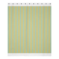 Summer Sand Color Blue Stripes Pattern Shower Curtain 60  X 72  (medium)  by picsaspassion