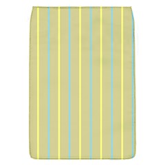 Summer Sand Color Blue And Yellow Stripes Pattern Flap Covers (s)  by picsaspassion