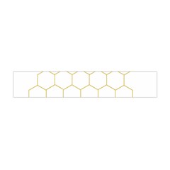 Honeycomb Pattern Graphic Design Flano Scarf (mini)