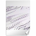 Lilac stripes Canvas 12  x 18   11.88 x17.36  Canvas - 1