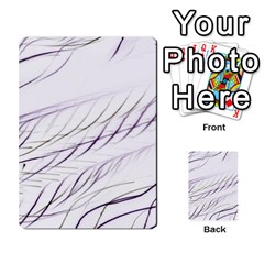 Lilac Stripes Multi-purpose Cards (rectangle)  by picsaspassion
