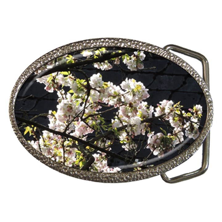 Japanese cherry blossom Belt Buckles