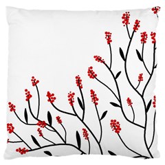 Elegant Tree Large Cushion Case (two Sides) by Valentinaart