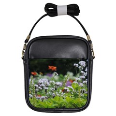 Wild Flowers Girls Sling Bags by picsaspassion